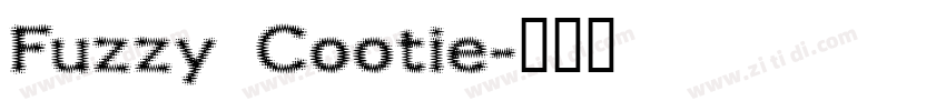Fuzzy Cootie字体转换